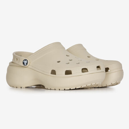 CROCS CLASSIC PLATFORM CLOG BIANCO DONNA