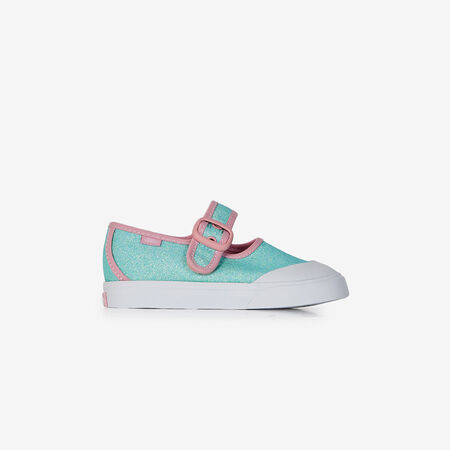 VANS MARY JANE GLITTER BLU/ROSA NEONATO