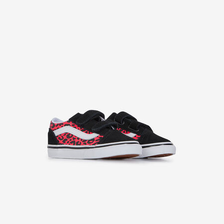 VANS old skool OLD SKOOL LEOPARD V NERO/ROSA NEONATO