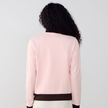 ADIDAS ORIGINALS JACKET FZ CLASSIC ROSA/MARRONE DONNA