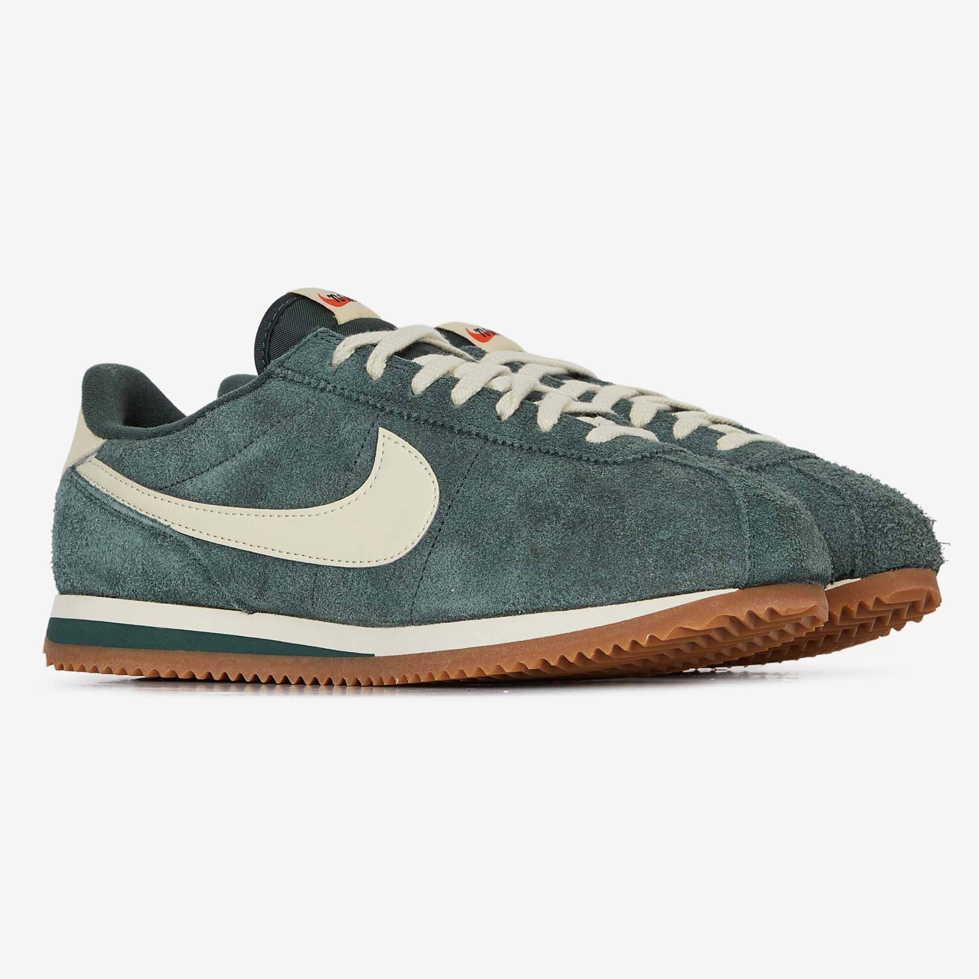 NIKE CORTEZ SUEDE VERDE BEIGE SNEAKERS DONNA Courir