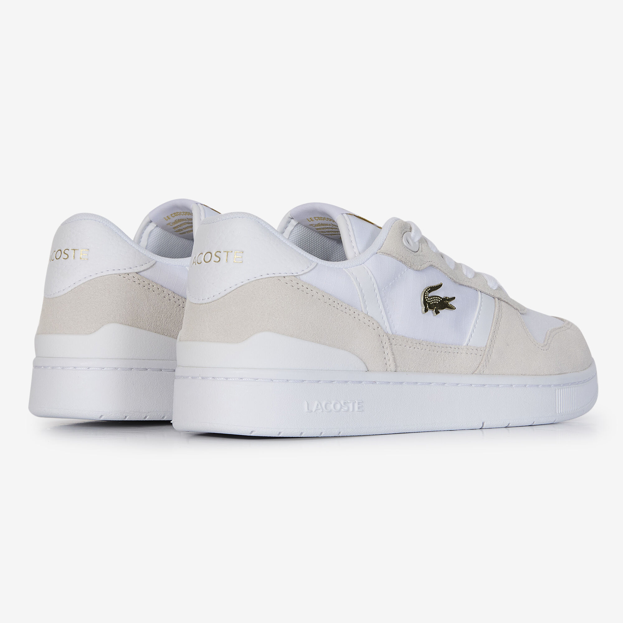 LACOSTE T-CLIP SET INSULATE BIANCO SNEAKERS UOMO