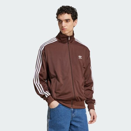 ADIDAS ORIGINALS JACKET FZ FIREBIRD MARRONE/BEIGE UOMO