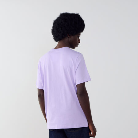 NIKE TEE SHIRT CLUB VIOLA/BIANCO UOMO
