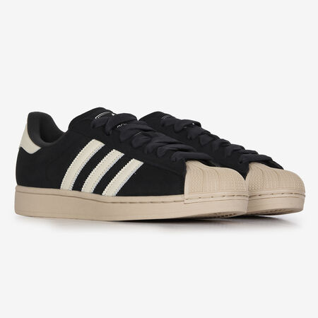 ADIDAS ORIGINALS superstar SUPERSTAR NERO/BEIGE UOMO