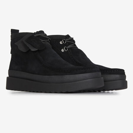 CLARKS WALLABEE FTR 2 HI NERO UOMO