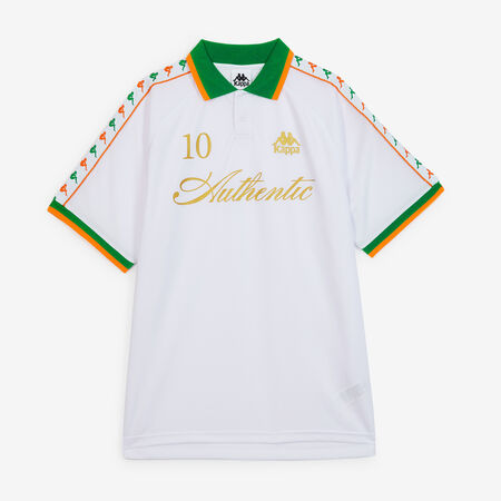 KAPPA MAILLOT 222 BANDA NOTILOX BIANCO/VERDE UOMO