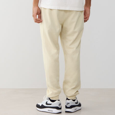 NIKE PANT JOGGER CLUB KNIT BEIGE/BIANCO UOMO