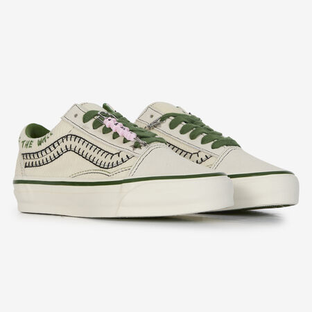 VANS LX OLD SKOOL CHARMS BEIGE/VERDE DONNA