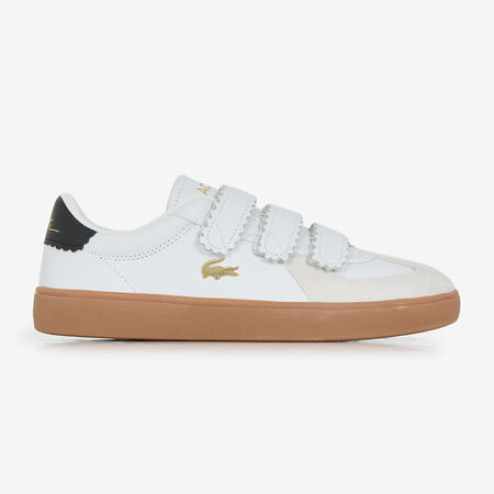 LACOSTE BASESHOT PRO VELCRO BIANCO/NERO DONNA