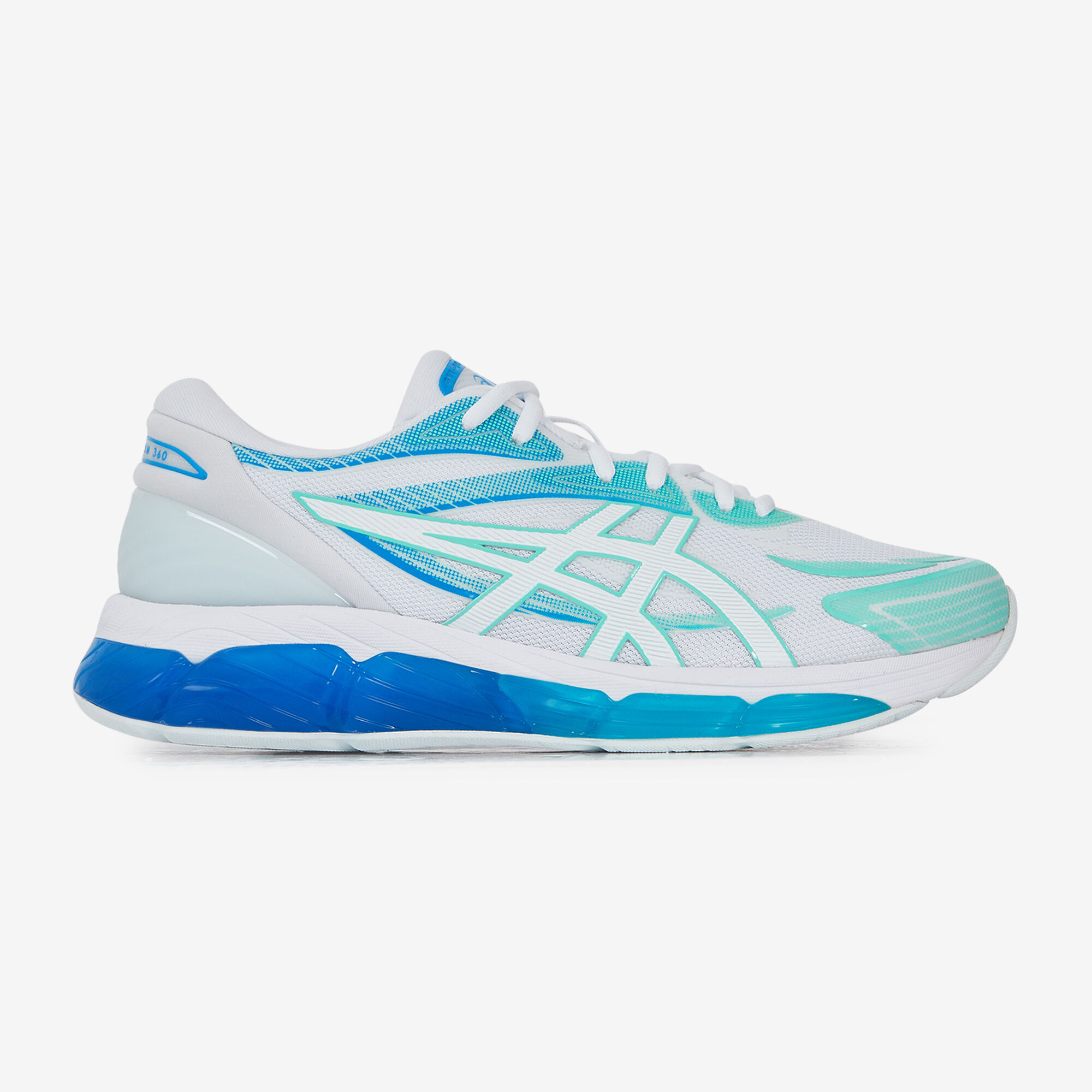 ASICS GEL QUANTUM 360 VIII BIANCO BLU SNEAKERS UOMO Courir