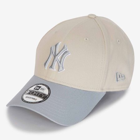 NEW ERA 9FORTY NY GOTHIC LOGO BC GRIGIO/BEIGE UOMO