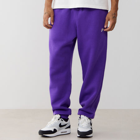 NIKE PANT JOGGER CLUB VIOLA/BIANCO UOMO