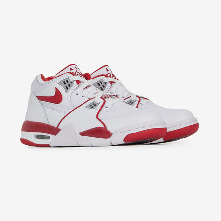 NIKE AIR FLIGHT 89 BIANCO/ROJO RAGAZZO