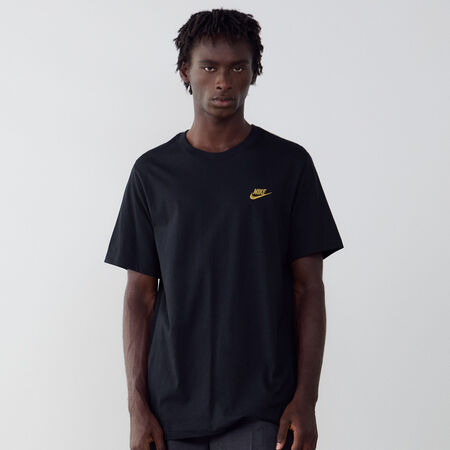 TEE SHIRT CLUB : NERO/DORATO