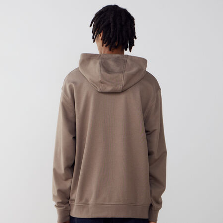 JORDAN HOODIE CENTERED LOGO DRI-FIT GRIGIO/NERO UOMO