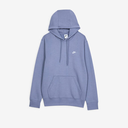 HOODIE CLUB SMALL LOGO : BLU/BIANCO