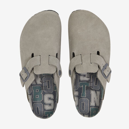 BOSTON SUEDE VARSITY : GRIGIO