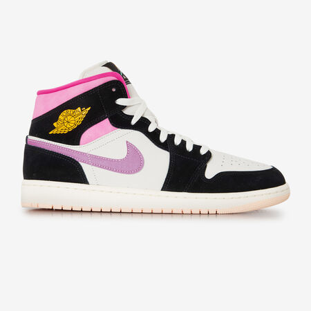 JORDAN air jordan 1 AIR JORDAN 1 MID NERO/ROSA UOMO