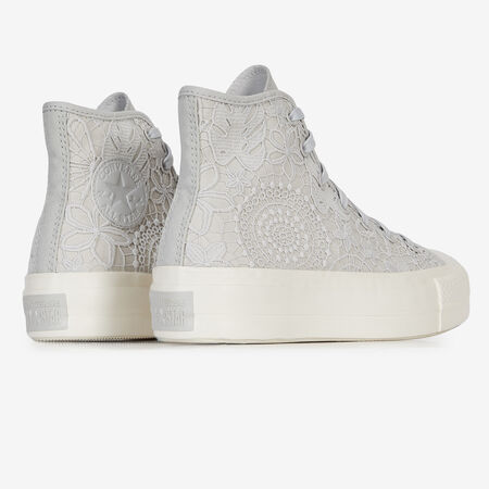 CONVERSE chuck taylor all star CHUCK TAYLOR ALL STAR HI LIFT FESTIVAL GRIGIO DONNA