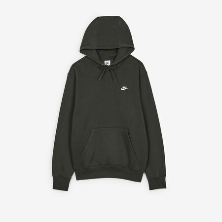 HOODIE CLUB SMALL LOGO : VERDE/BIANCO