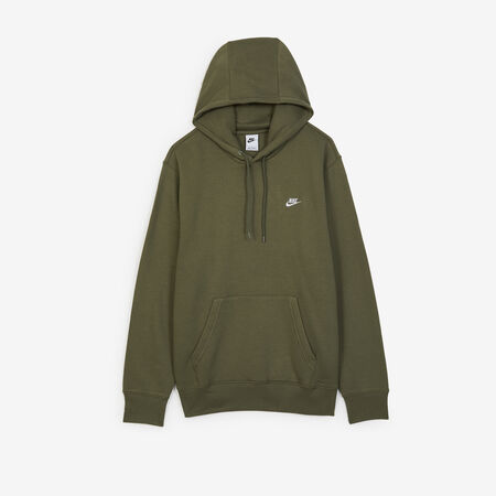 HOODIE CLUB SMALL LOGO : VERDE/BIANCO