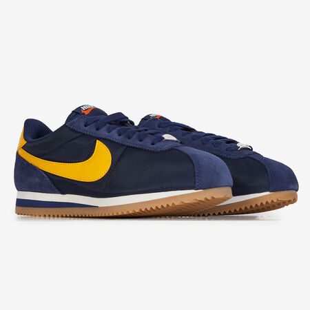 NIKE cortez CORTEZ NYLON BLU SCURO/GIALLO DONNA