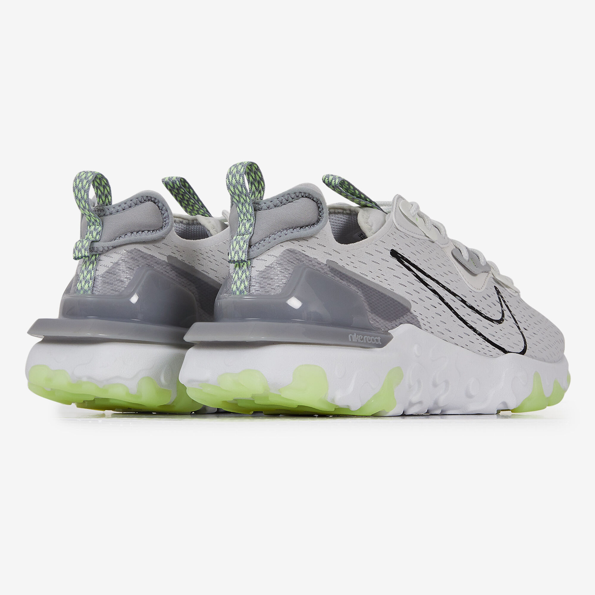 NIKE REACT VISION GRIGIO GIALLO SNEAKERS UOMO Courir