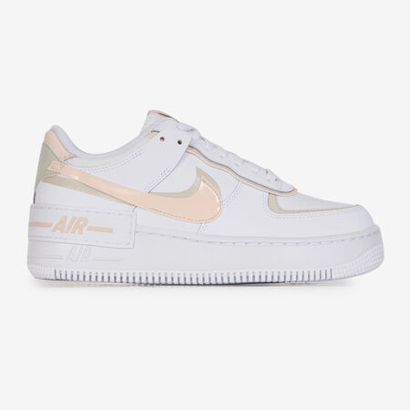 NIKE AIR FORCE ONE SAHDOW BIANCO/CORALLO DONNA