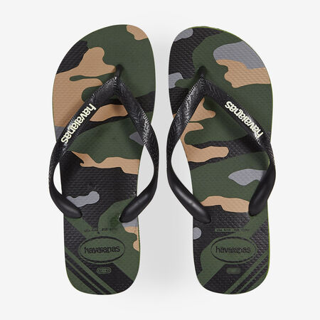 HAVAIANAS TOP CAMU KAKI/NERO UOMO