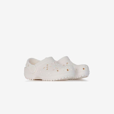 CROCS CLASSIC CLOG FLORAL BEIGE NEONATO