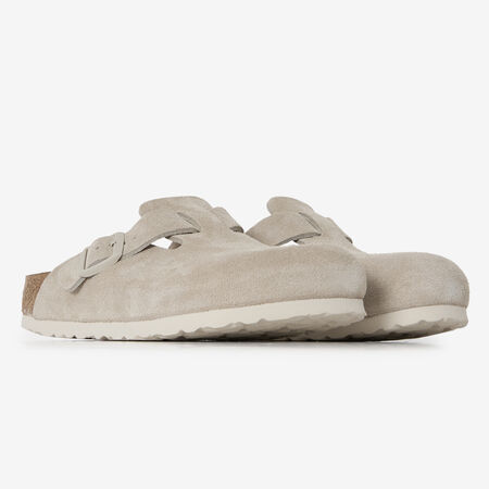 BIRKENSTOCK boston BOSTON SUEDE OYSTER BIANCO DONNA