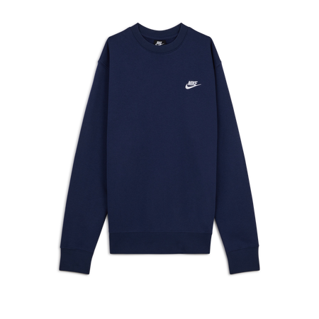 NIKE SWEAT CREW CLUB BLEU/BLANC UOMO