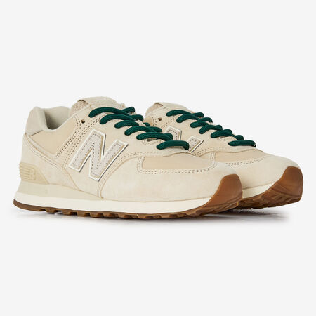NEW BALANCE 574 574 BEIGE/VERDE DONNA