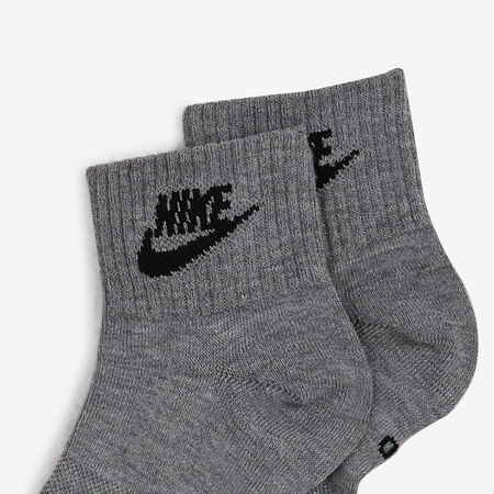 NIKE CALZINI X3 QUARTER COLORED NSW LOGO BEIGE/NOIR UNISEX