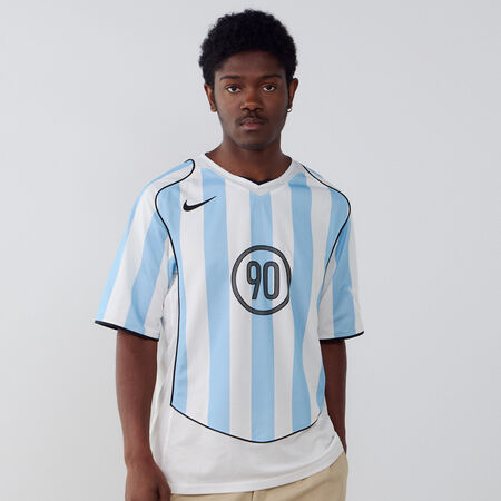 NIKE JERSEY T90 ENERGY BIANCO/BLU UOMO