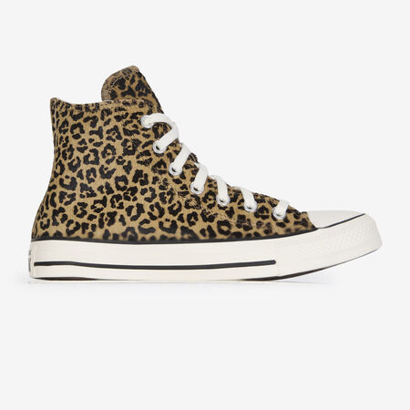CONVERSE CTAS HI PONY HAIR LEOPARD MARRONE/NERO DONNA