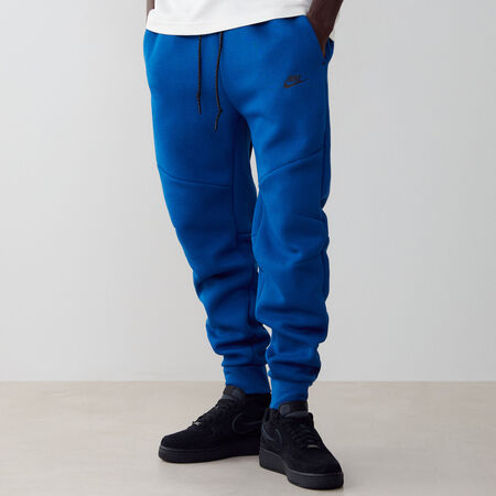 NIKE PANT JOGGER TECH FLEECE BLU/NERO UOMO