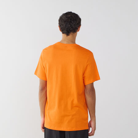 NIKE TEE SHIRT CLUB ARANCIONE/BIANCO UOMO