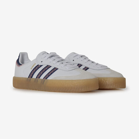 ADIDAS ORIGINALS samba SAMBAE BIANCO/BLU SCURO RAGAZZO