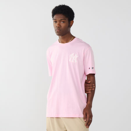 CHAMPION TEE SHIRT NY YANKEES ROSA/NERO UOMO