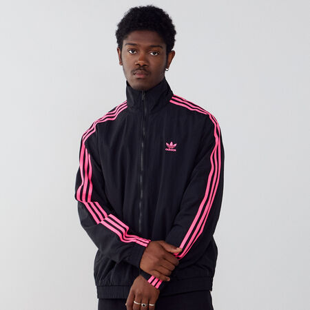 ADIDAS ORIGINALS JACKET FZ FIREBIRD WVN NERO/ROSA UOMO