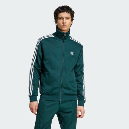 JACKET FZ ADICOLOR CLASSICS : VERDE/BIANCO