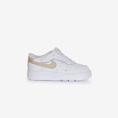 AIR FORCE 1 LOW MINI SWOOSH CF : BIANCO/BEIGE