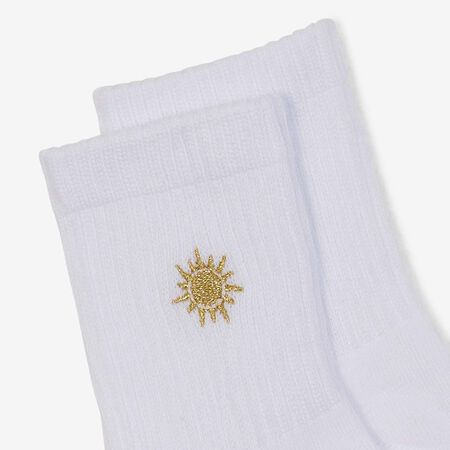 COURIR MID CREW SUNSHINE 2PK BIANCO/NERO UNISEX