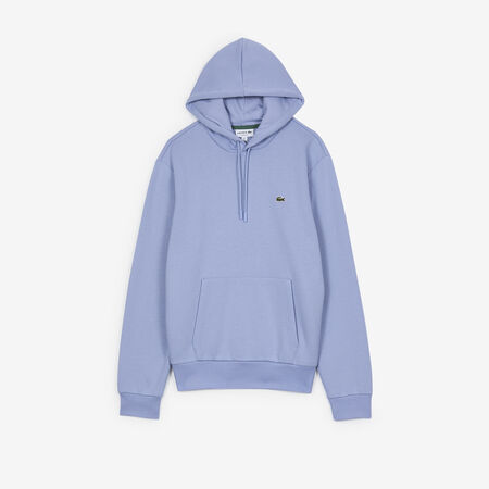 LACOSTE HOODIE CLASSIC LOGO VIOLA/VERDE UOMO