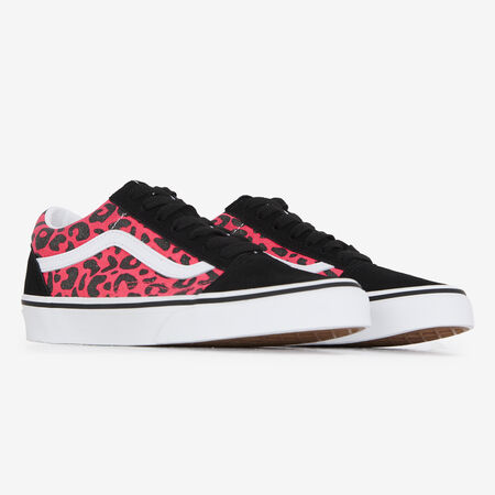 VANS old skool OLD SKOOL LEOPARD NERO/ROSA RAGAZZO