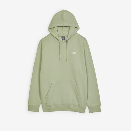 HOODIE SMALL LOGO : VERDE/BIANCO