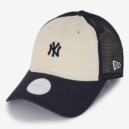 NEW ERA 9TWENTY TRUCKER WOMEN NY CB BEIGE/BLU SCURO DONNA