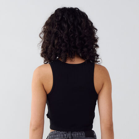 VANS TEE SHIRT TANK VENOM NERO/BIANCO DONNA